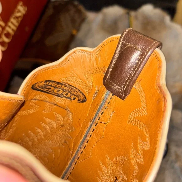 Brand New One of a Kind Custom Womens Lucchese Boots, 7B - Picture 12 of 16